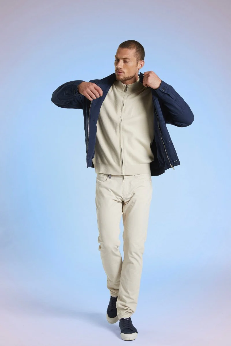 Blouson court en coton/lin BARCELONE - Image 2