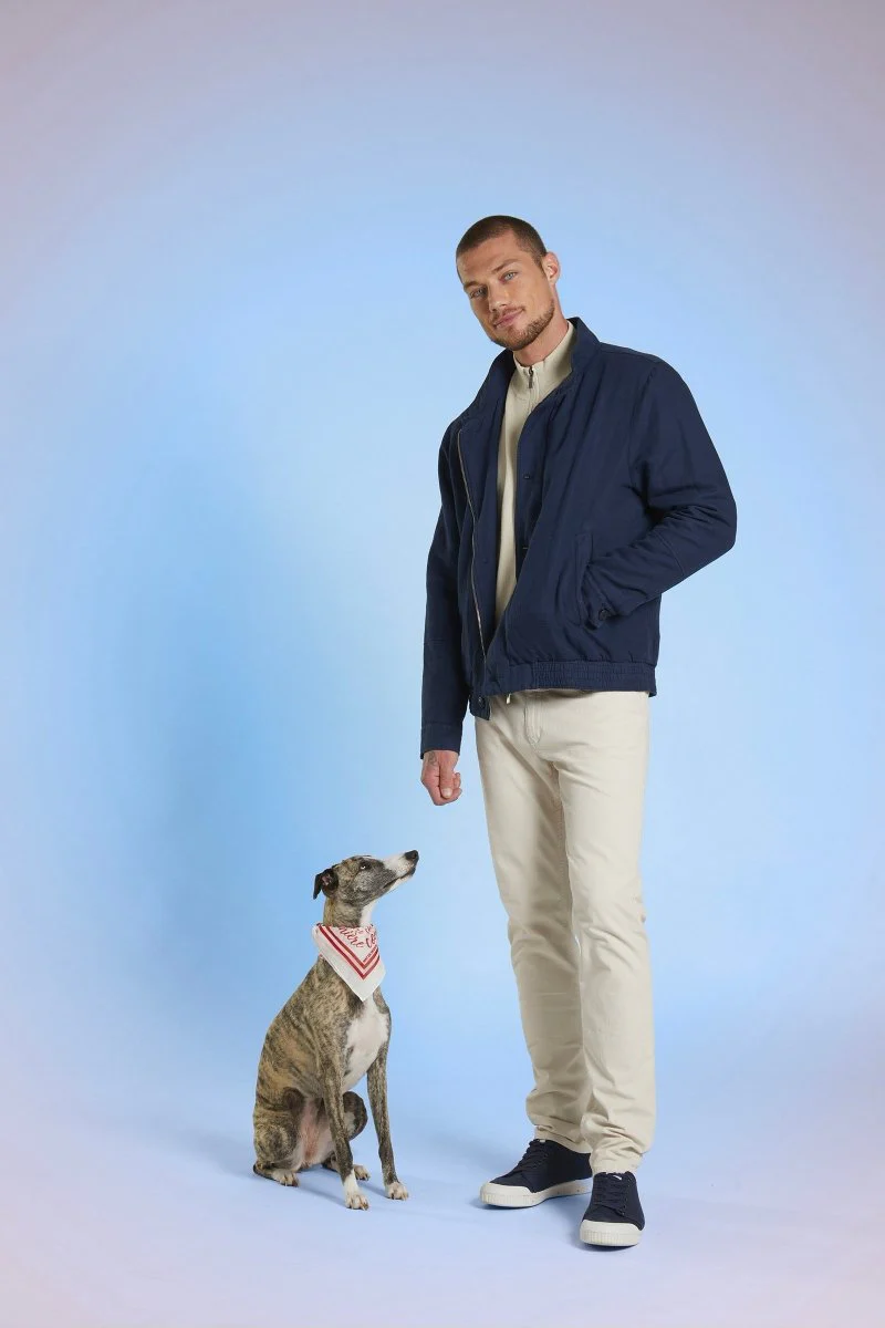 Blouson court en coton/lin BARCELONE - Image 3