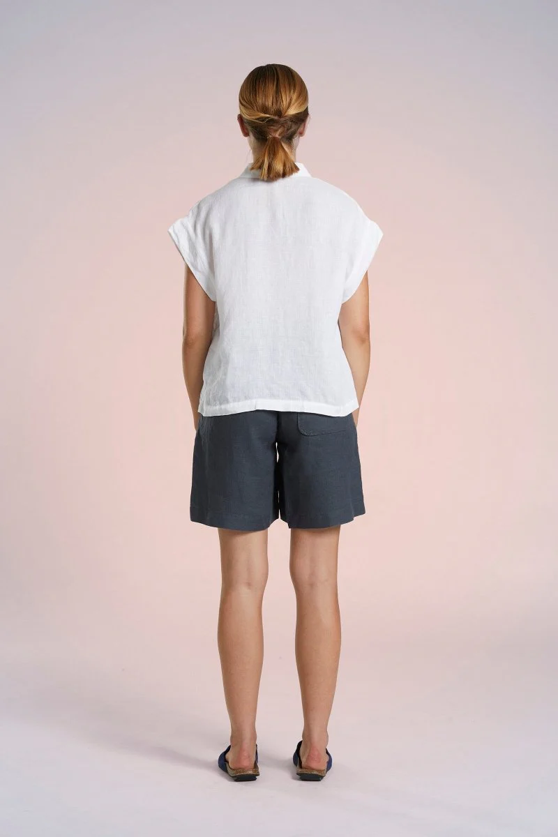 Chemise sans manches lin CALA - Image 5