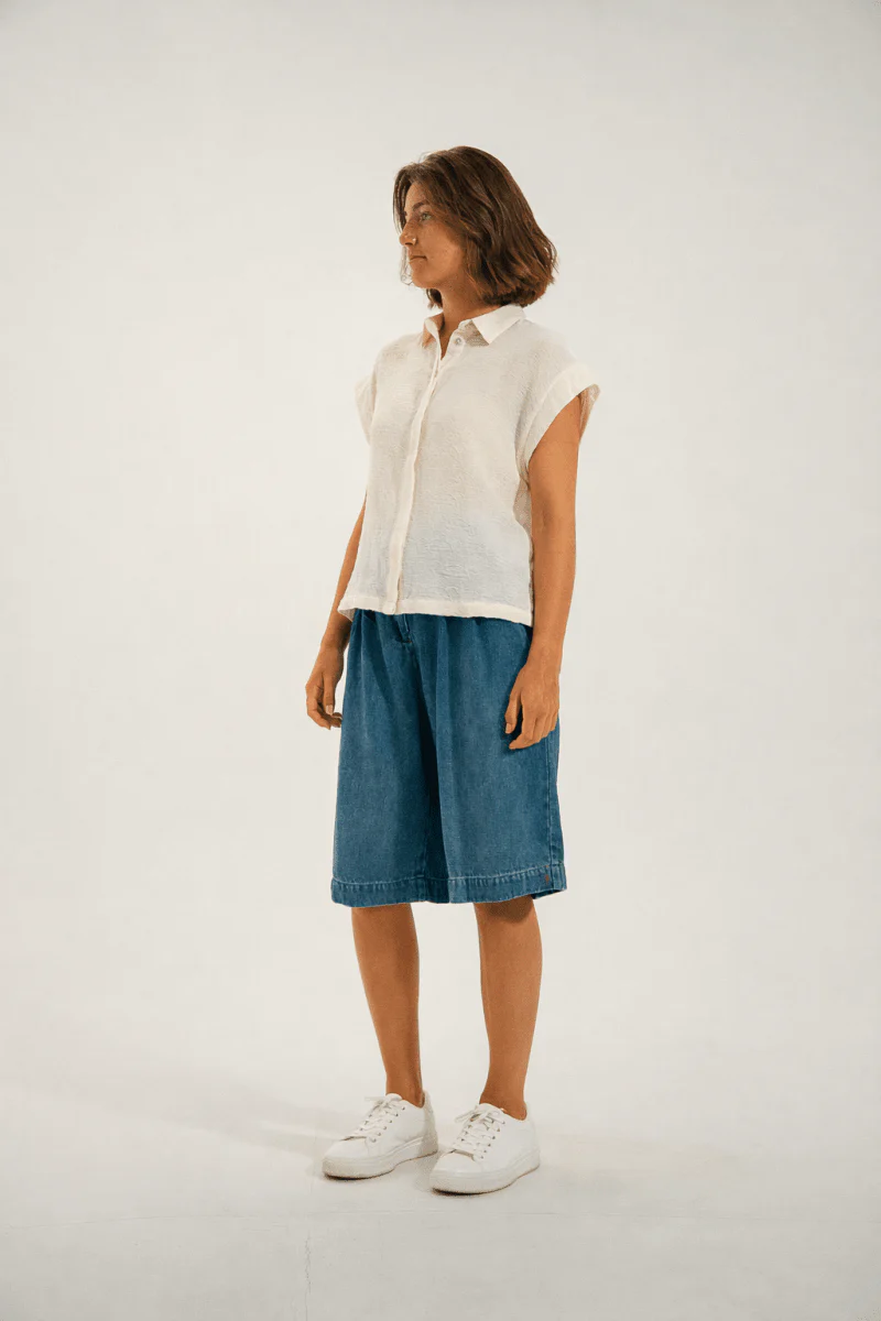 Chemise sans manches avec motifs ajourés CALA - Image 3
