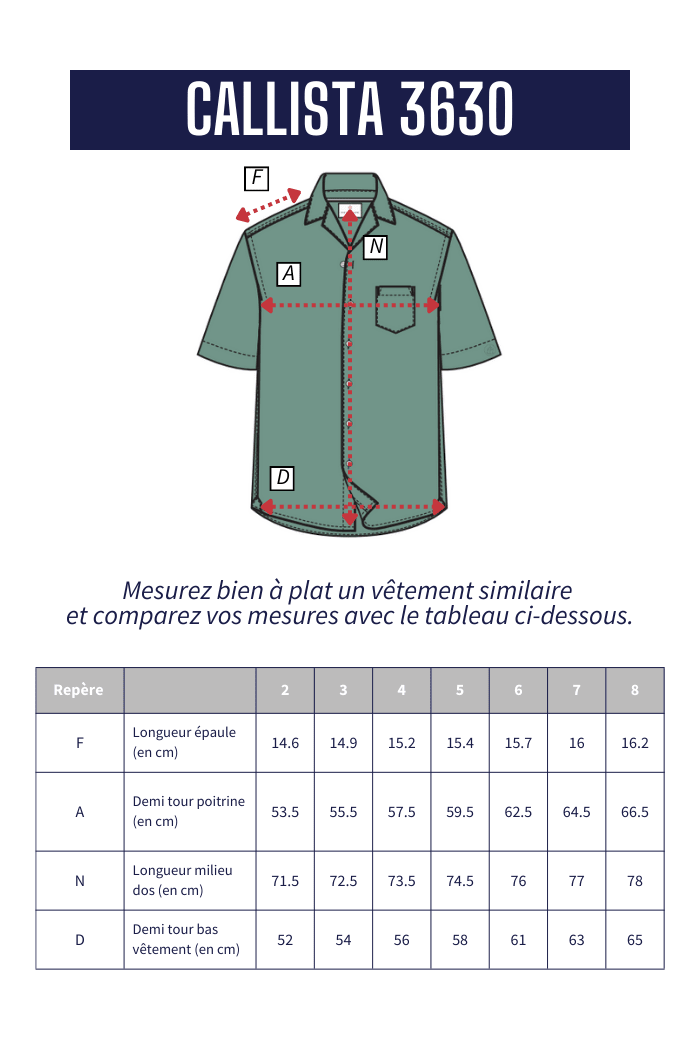 Chemise avec poches sur les côtés CALLISTA - Image 5