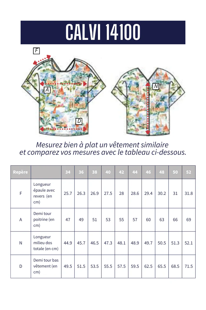 Chemise boutonnée dos CALVI - Image 9