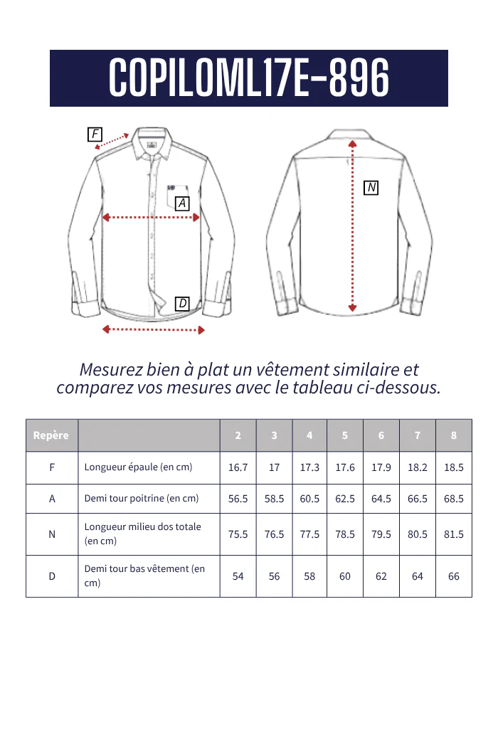 Chemise en popeline COPILO - Image 8