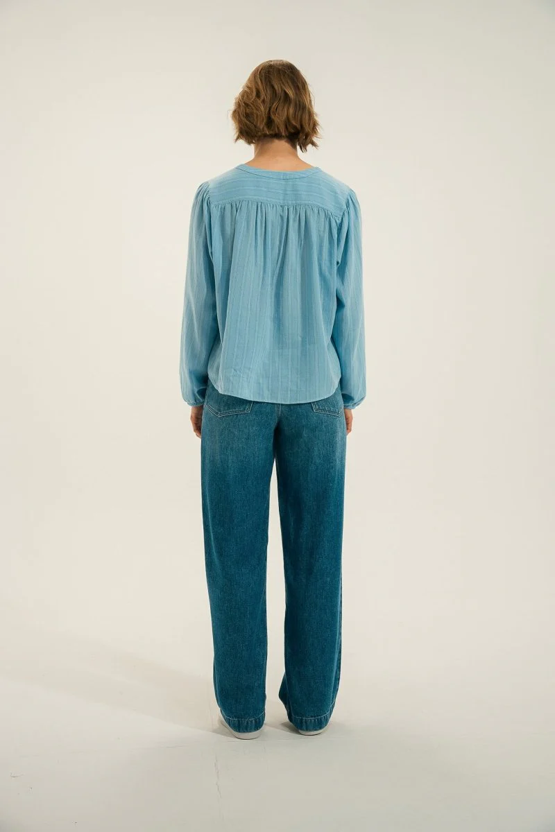 Chemise en crêpe de coton CORAIL - Image 4