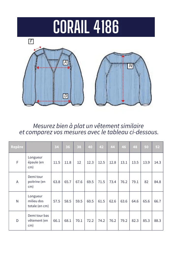 Chemise en crêpe de coton CORAIL - Image 6