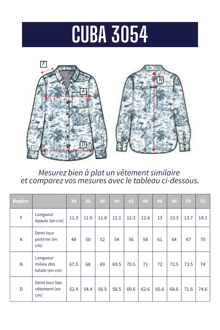 Chemise en Liberty CUBA - Image 6