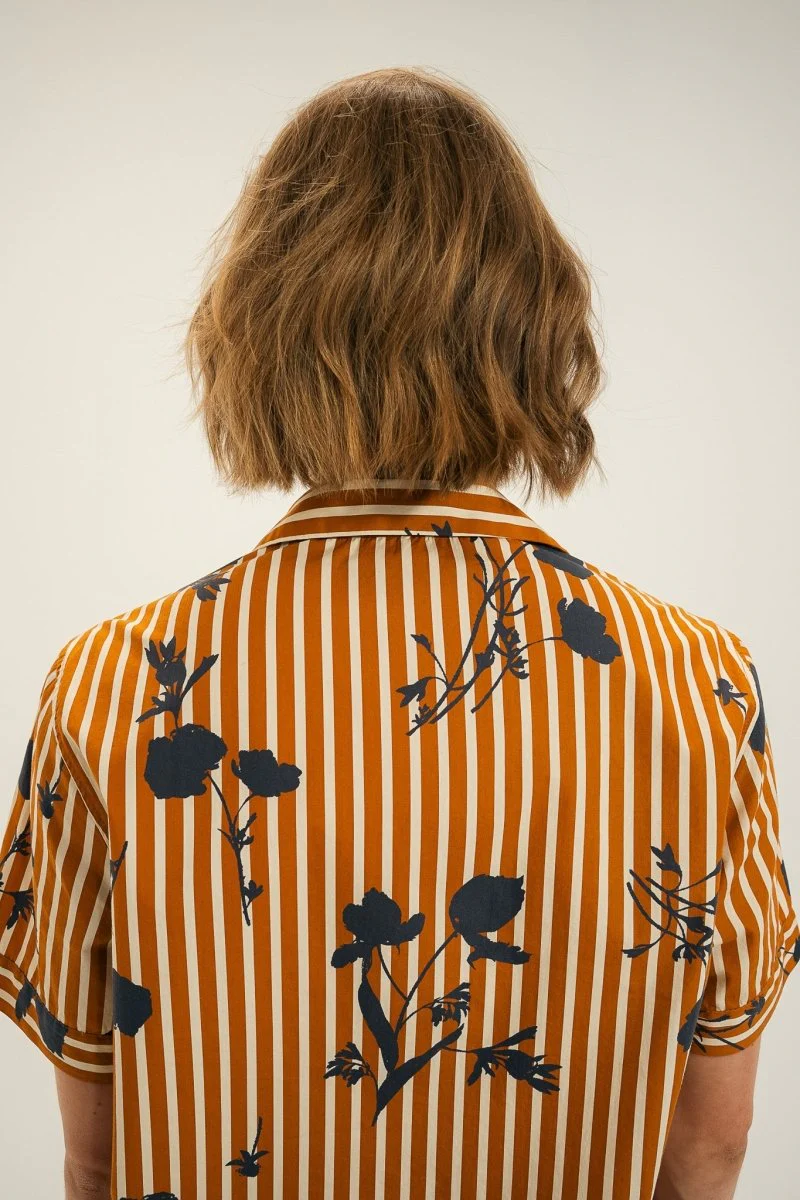 Chemise avec col italien CYTHERE - Image 3