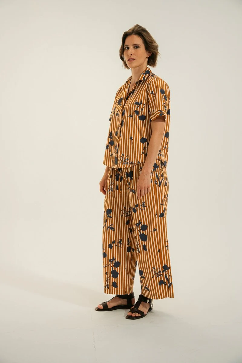 Chemise avec col italien CYTHERE - Image 5