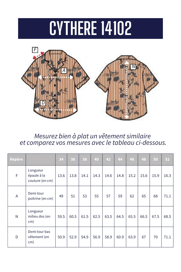 Chemise avec col italien CYTHERE - Image 6