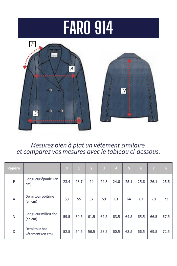 Caban en jeans FARO - Image 7