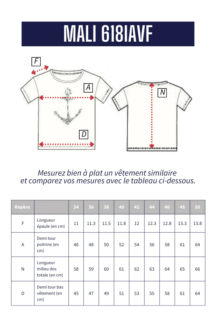 Tshirt sérigraphie ancre MALI - Image 6