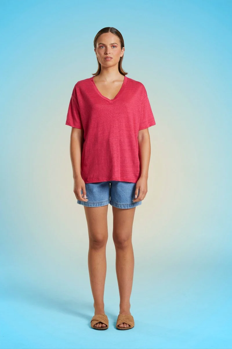 Tshirt encolure V MALTE - Image 6
