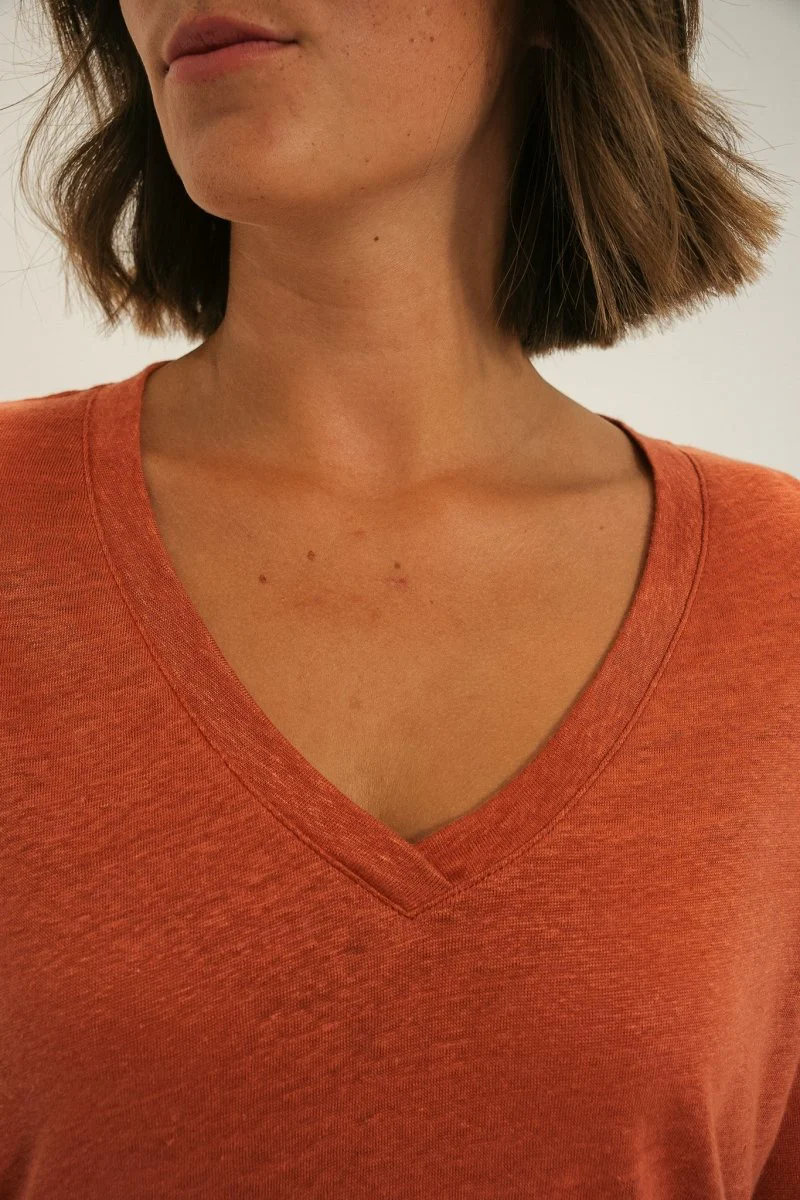 Tshirt encolure V MALTE - Image 6