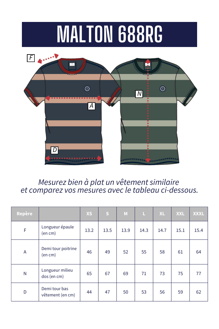 Tshirt rayé MALTON - Image 5