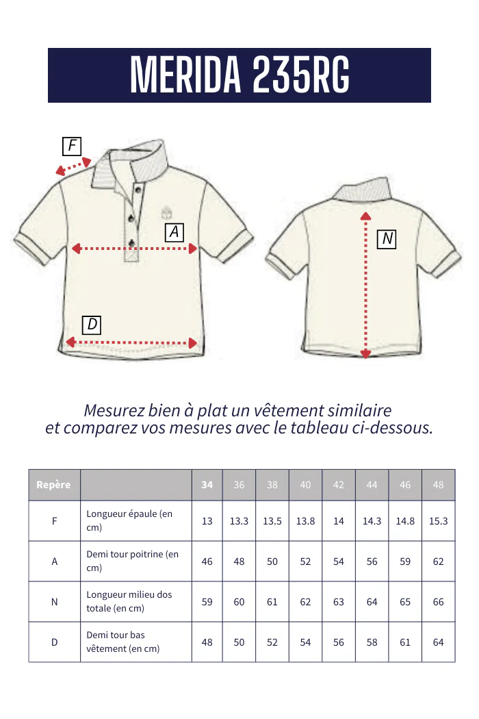 Polo maille piquée MERIDA - Image 7