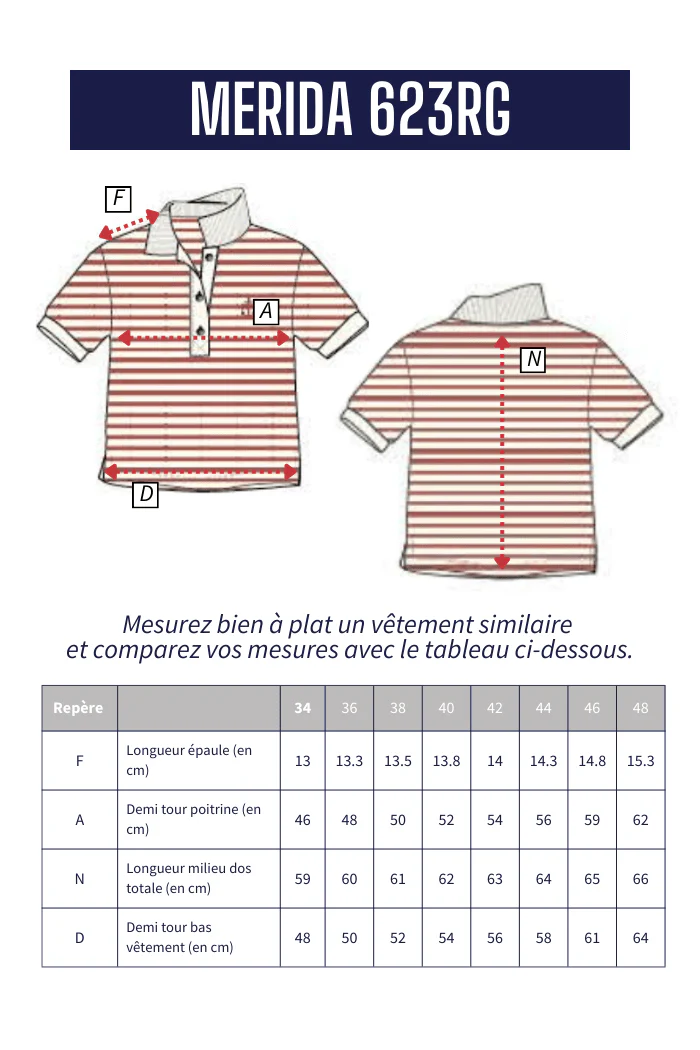Polo rayé MERIDA - Image 7