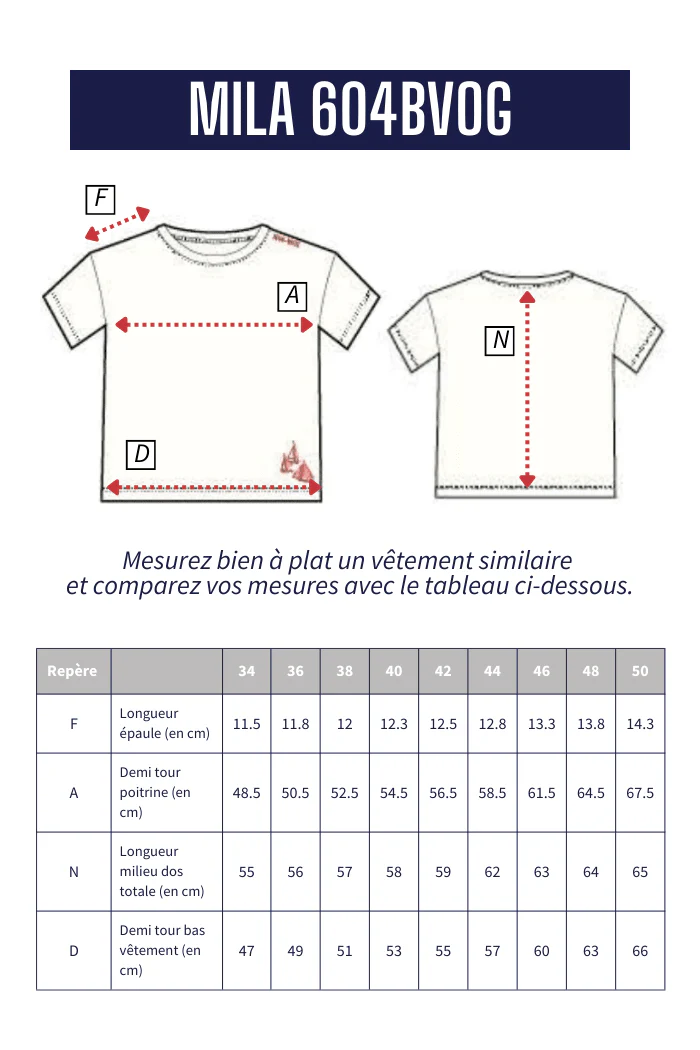 Tshirt broderie bateau MILA - Image 8