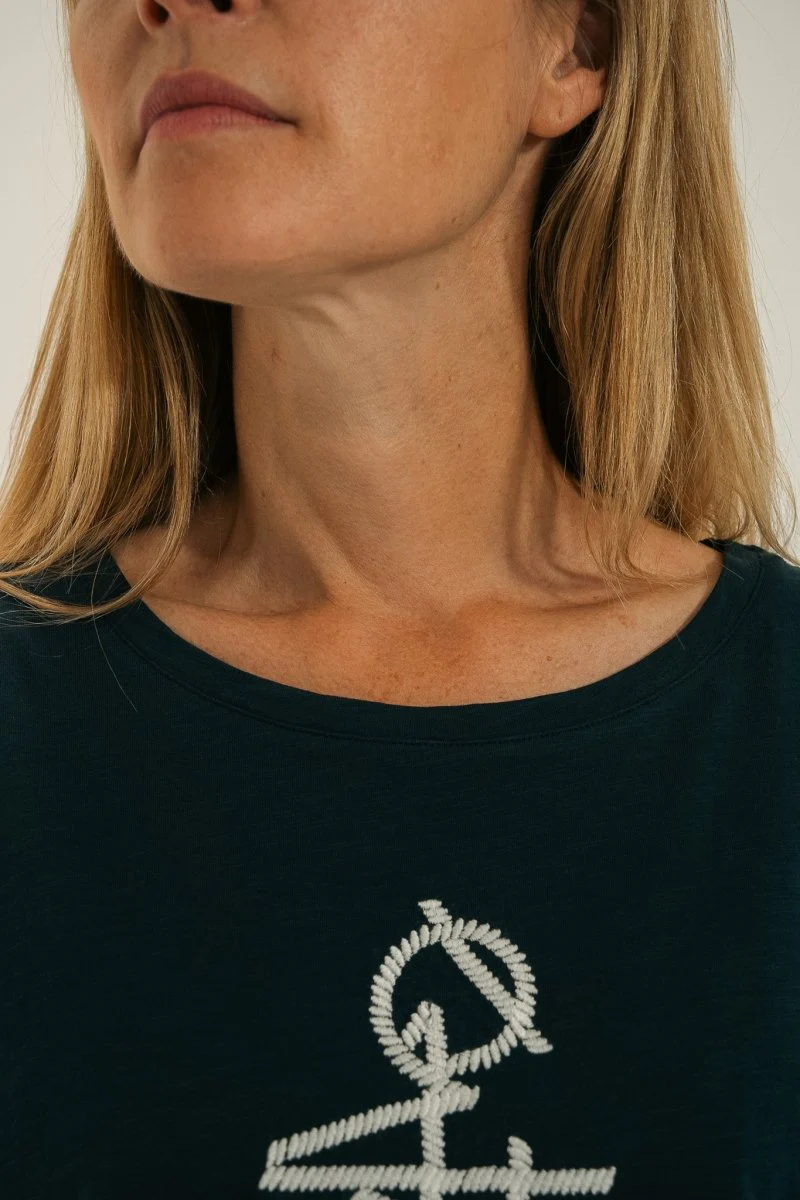 Tshirt broderie ancre MILKY - Image 6