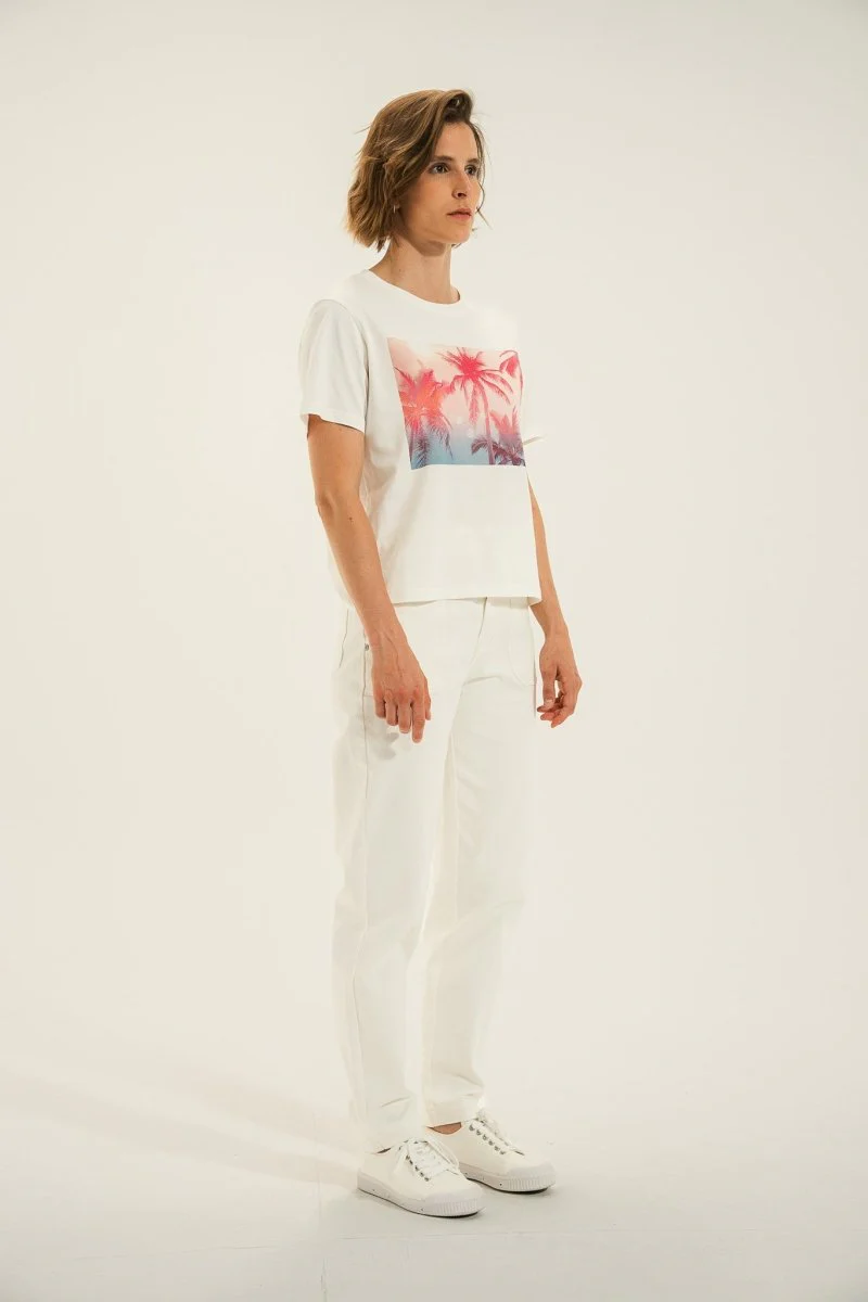 Tshirt sérigraphie palmier MILOU - Image 3