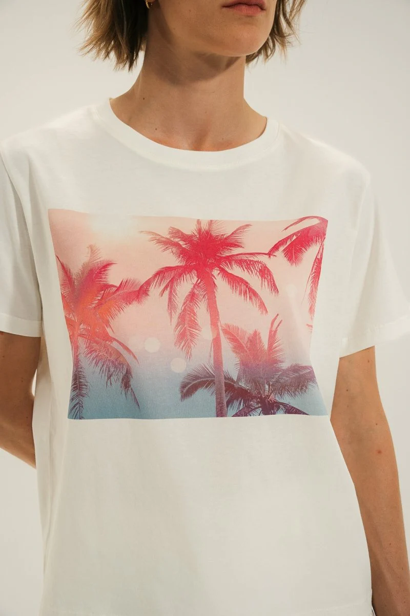 Tshirt sérigraphie palmier MILOU - Image 5
