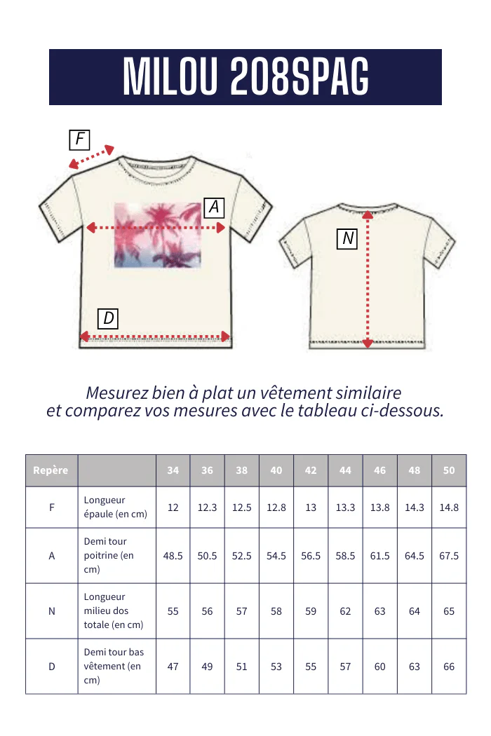 Tshirt sérigraphie palmier MILOU - Image 6