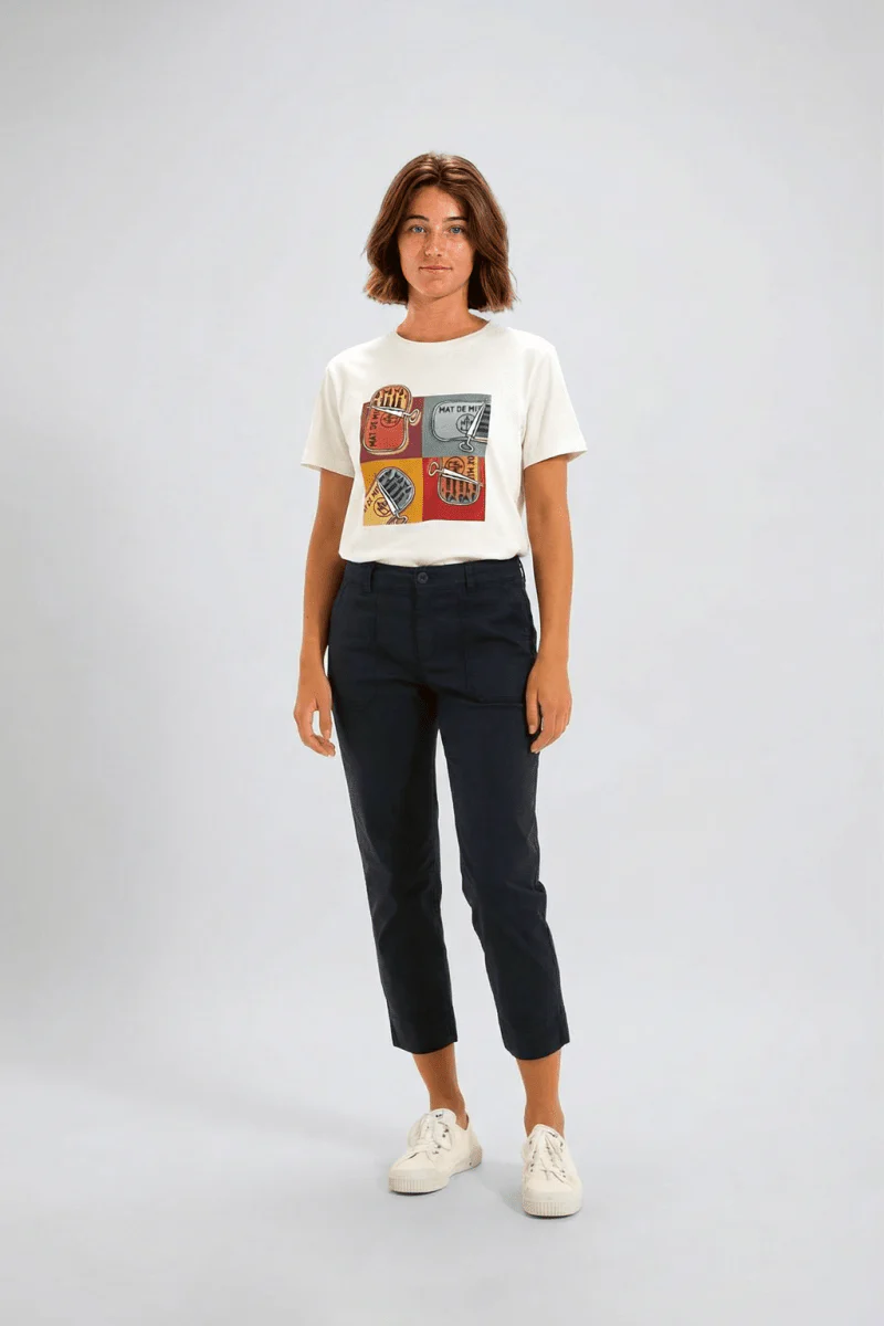 Tshirt sérigraphie sardines MILOU