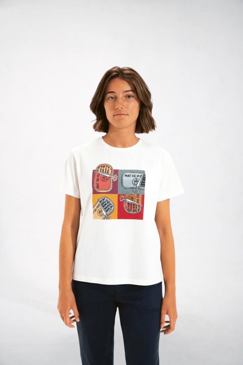 Tshirt sérigraphie sardines MILOU - Image 2