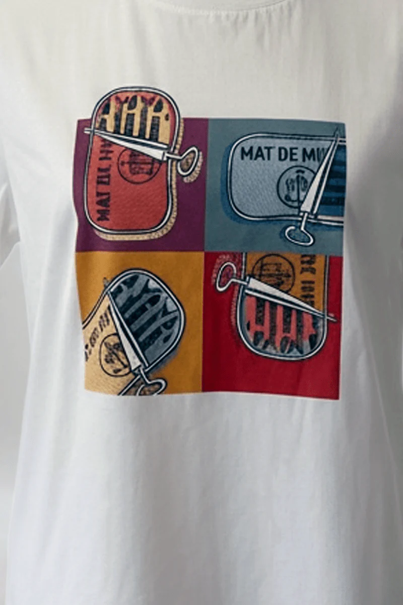 Tshirt sérigraphie sardines MILOU - Image 4