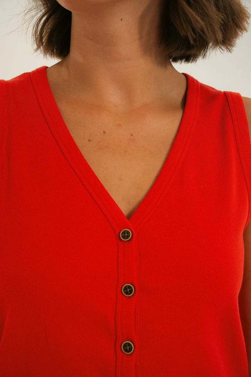Débardeur boutonné MORA - Image 5
