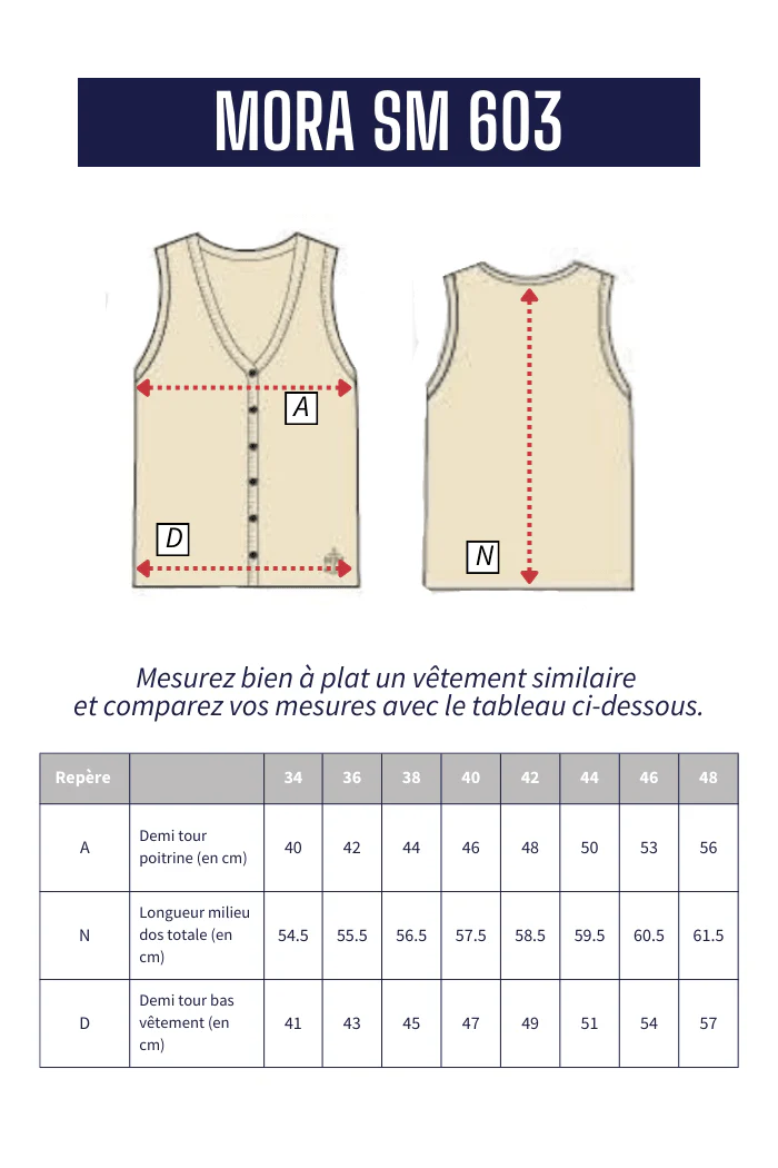 Débardeur boutonné MORA - Image 7