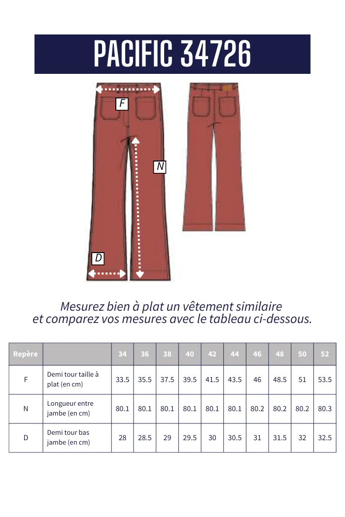 Pantalon flare PACIFIC - Image 6
