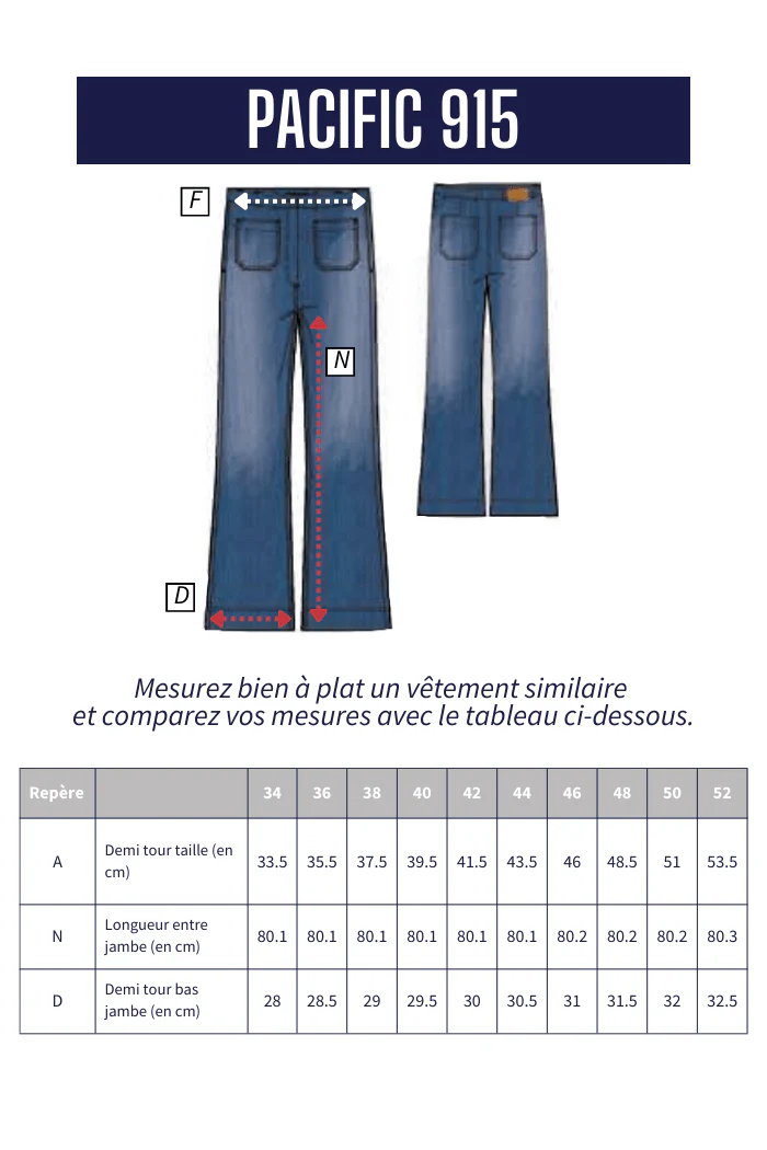 Jeans flare PACIFIC - Image 7