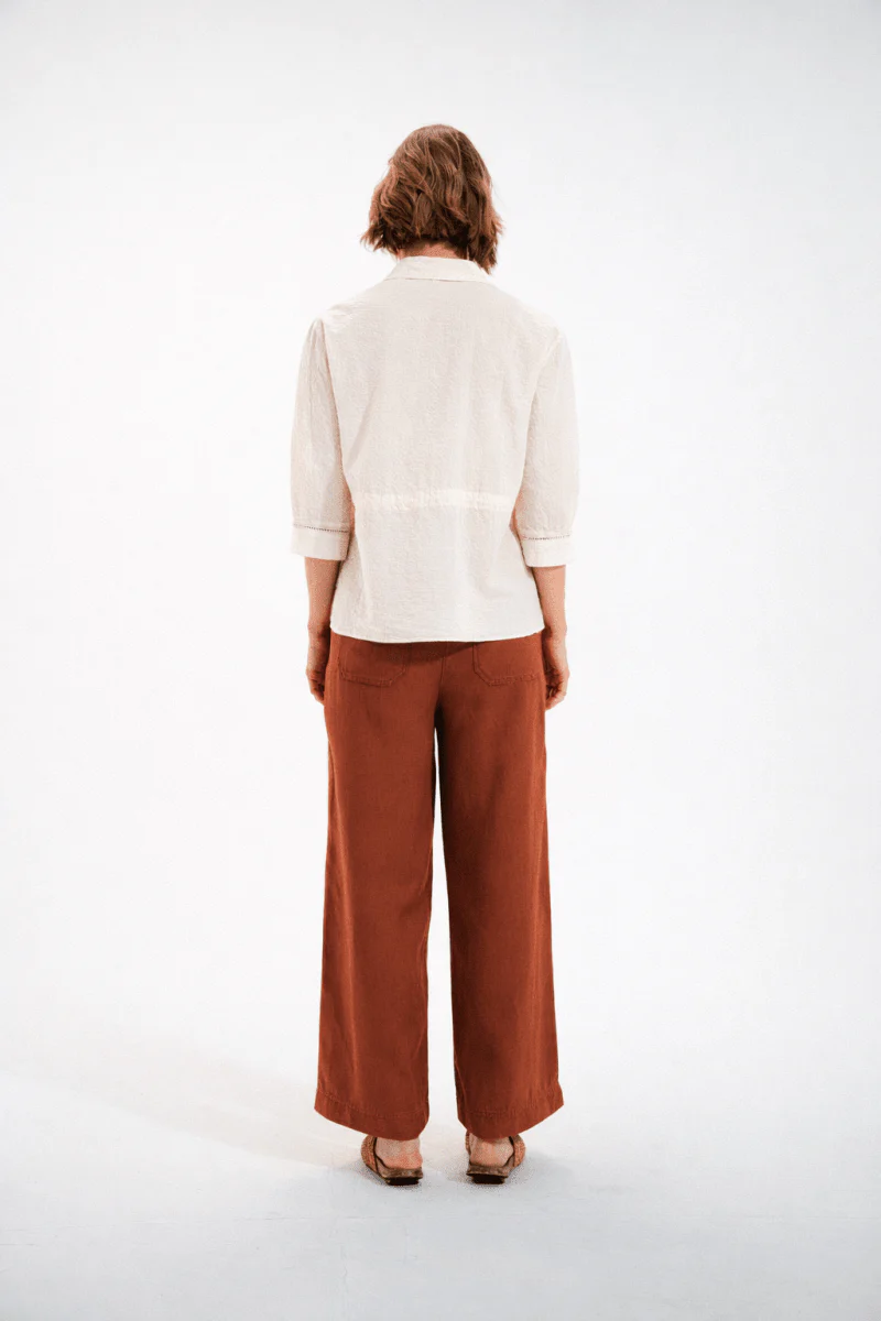 Pantalon droit en lyocell PANAMA - Image 3