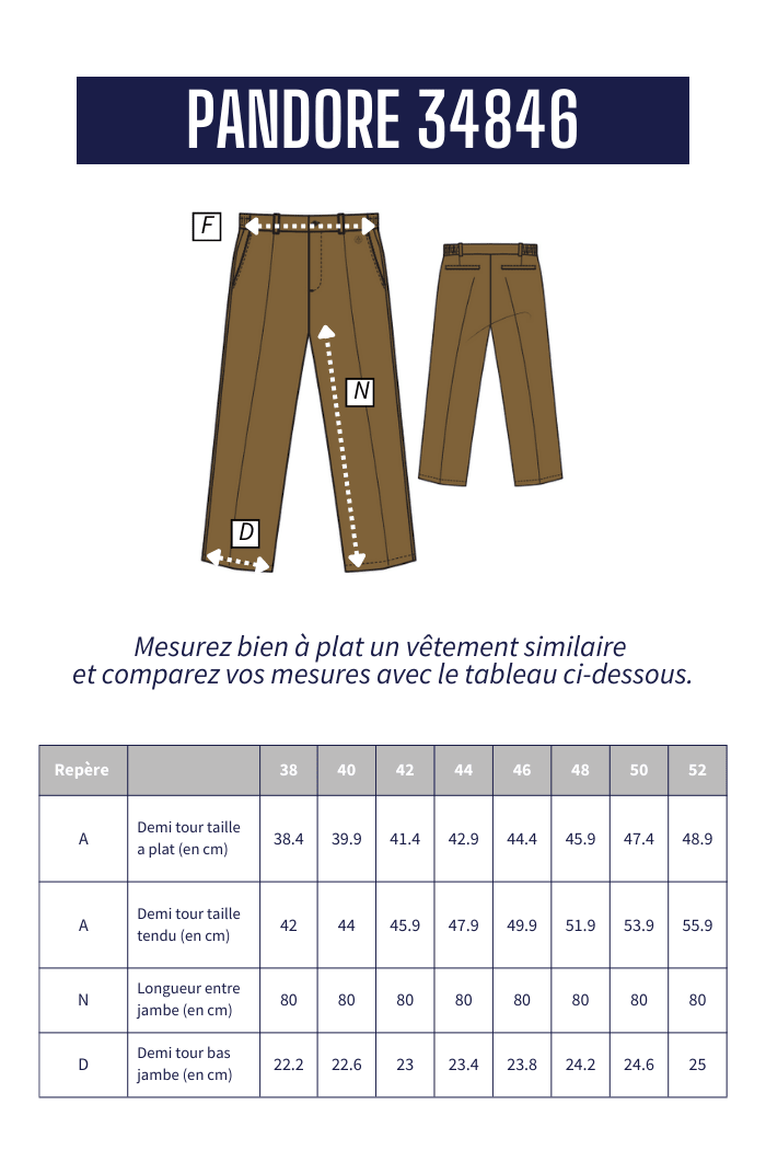 Pantalon à pinces PANDORE - Image 6