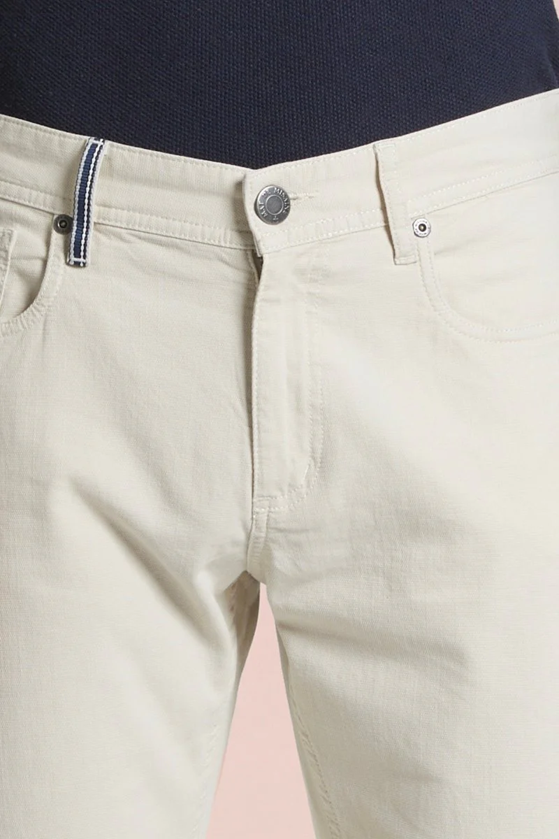 Pantalon 5 poches en coton PAVOIS - Image 4