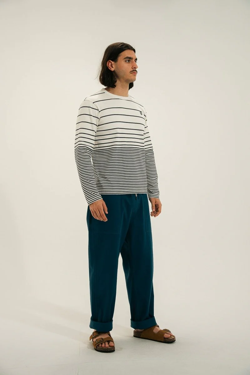 Pantalon ample à chevron PECTEN - Image 4