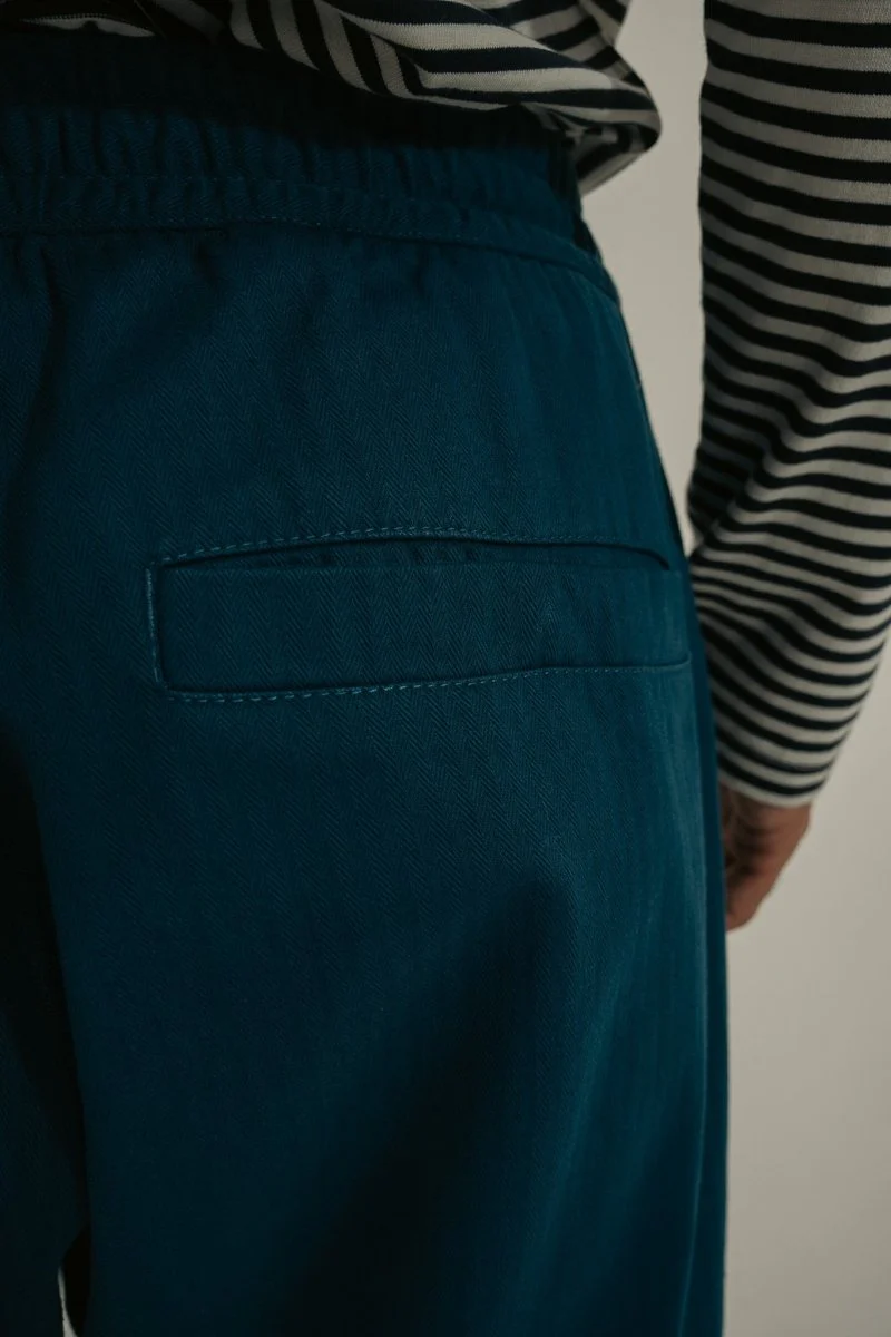 Pantalon ample à chevron PECTEN - Image 6
