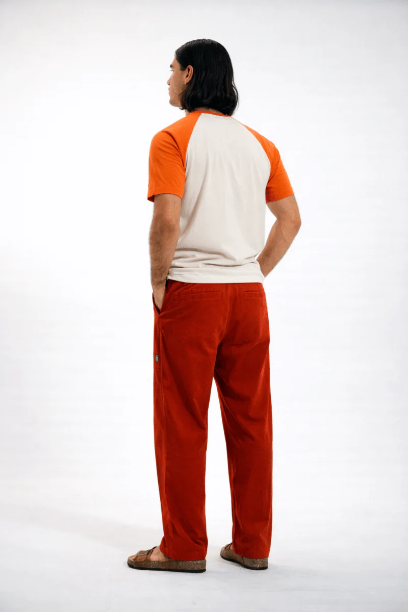 Pantalon ample à chevron PECTEN - Image 3