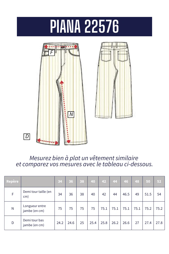 Pantalon en lin rayé PIANA - Image 7