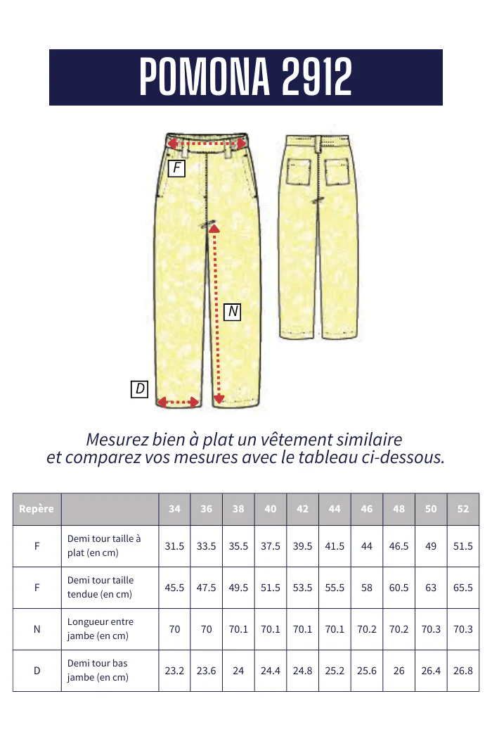 Pantalon arrondie POMONA - Image 5