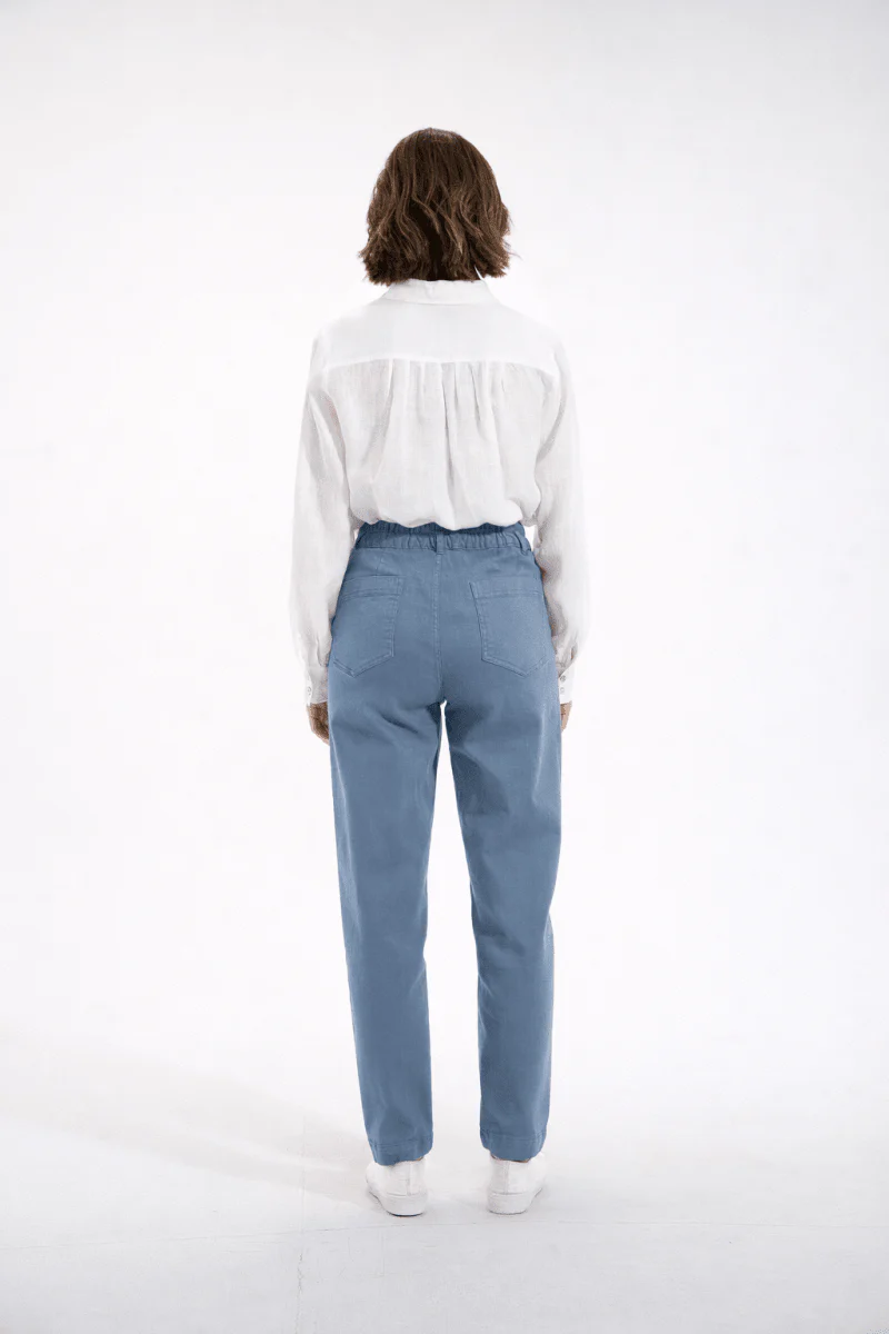 Pantalon élastiqué en coton PONTY - Image 2