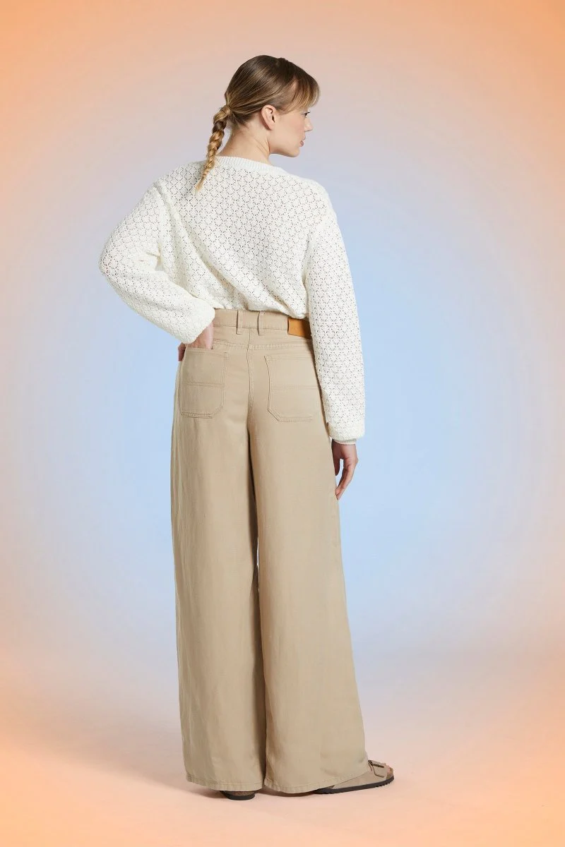 Pantalon large lyocell PORTO. - Image 5