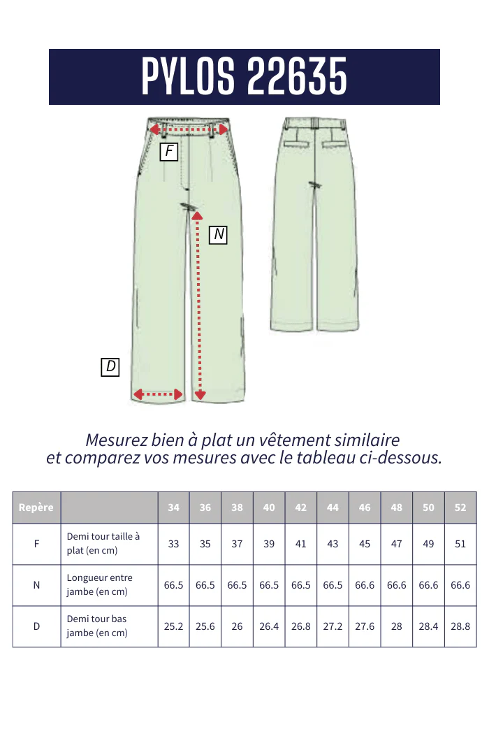 Pantalon large en lin PYLOS - Image 9