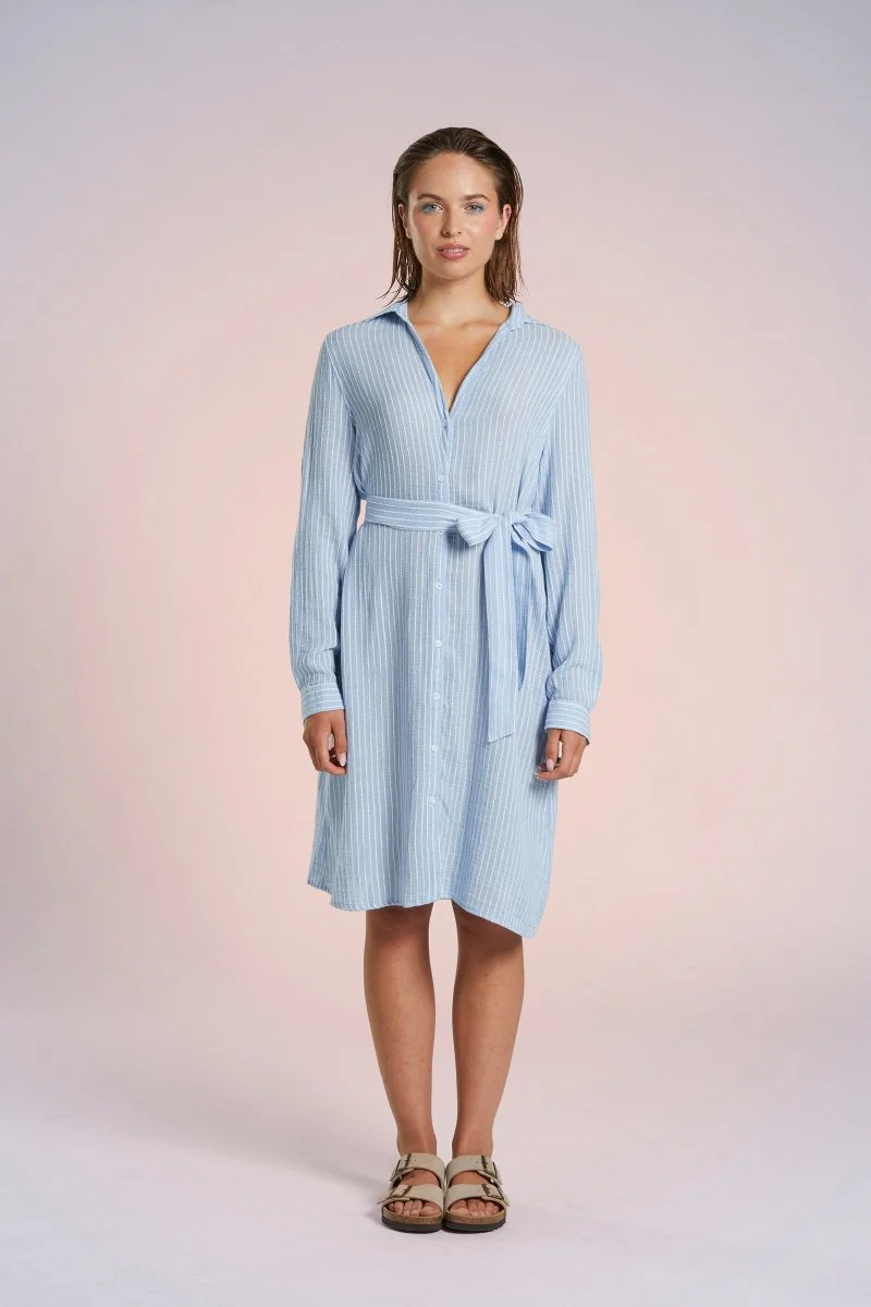 Robe chemisier rayée RECIF - Image 2