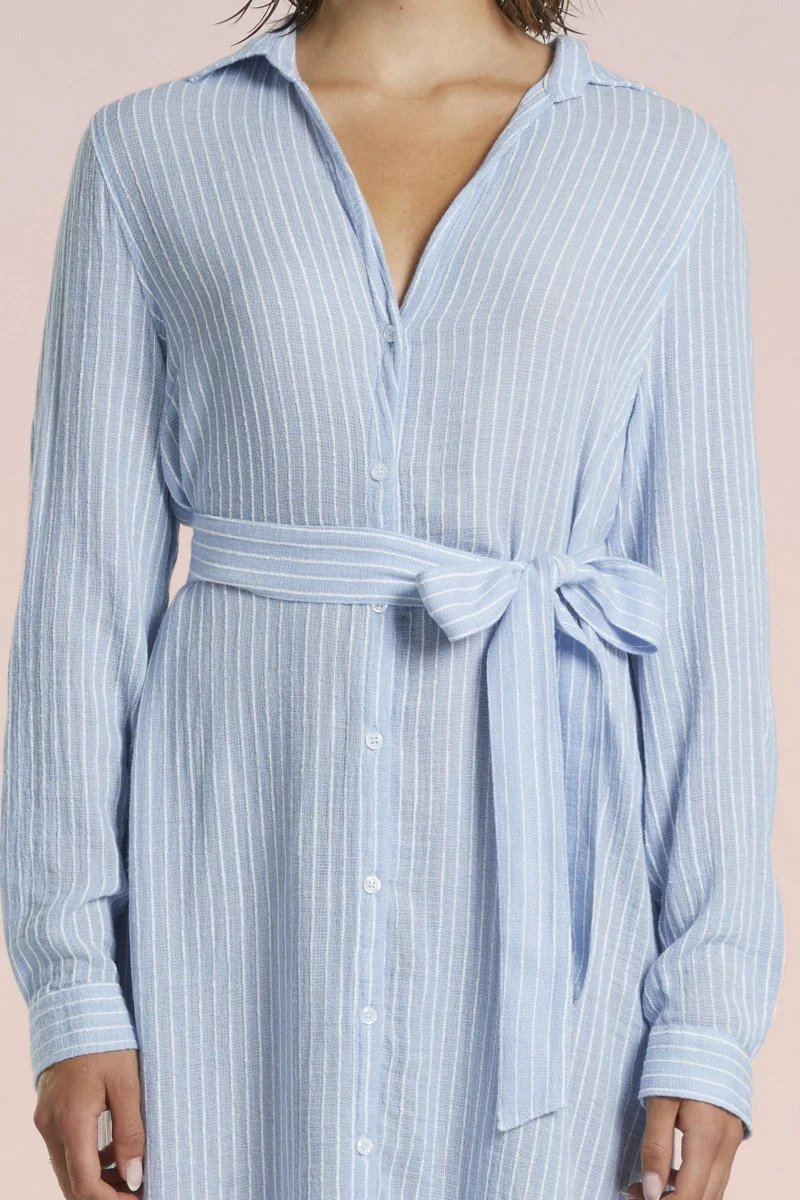 Robe chemisier rayée RECIF - Image 3