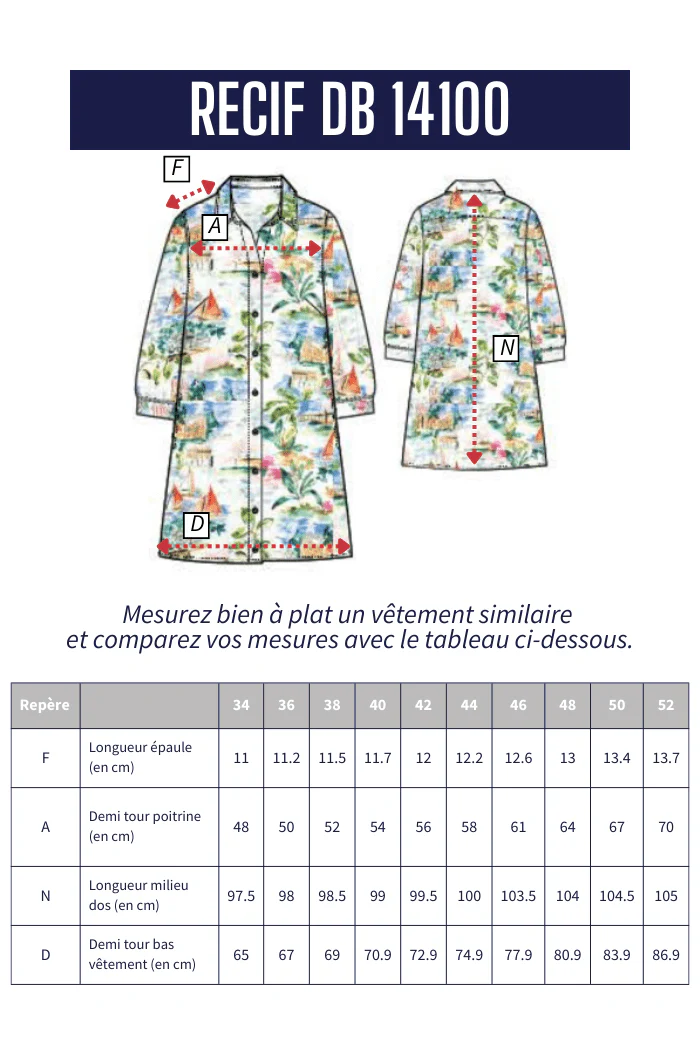 Robe chemisier imprimé RECIF - Image 6