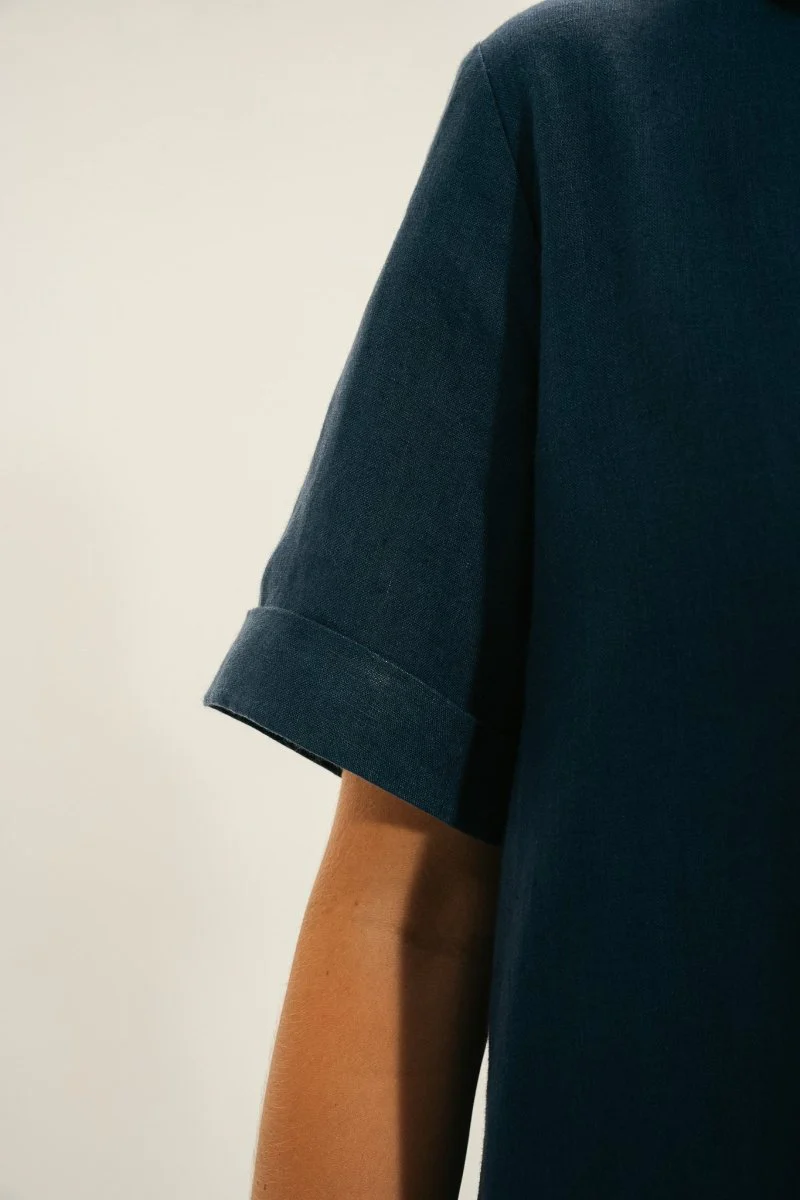 robe courte en lin RITA - Image 6