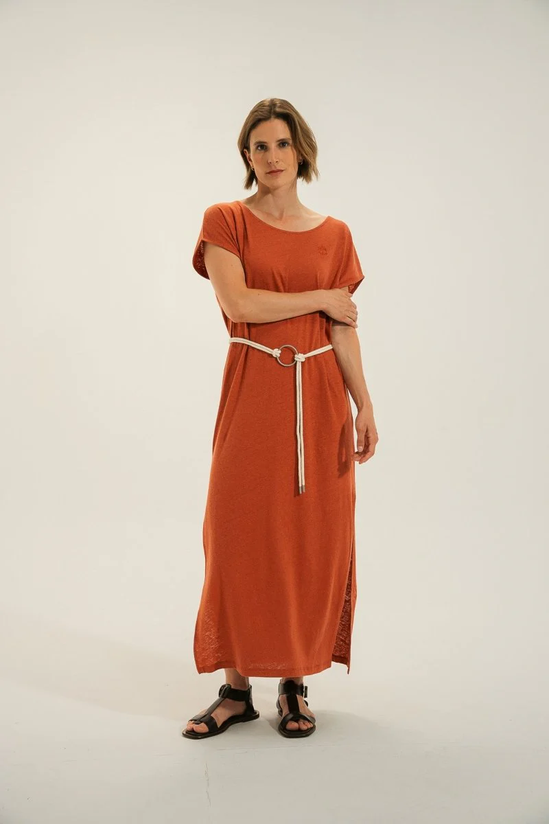 Robe longue en jersey ROSE - Image 2