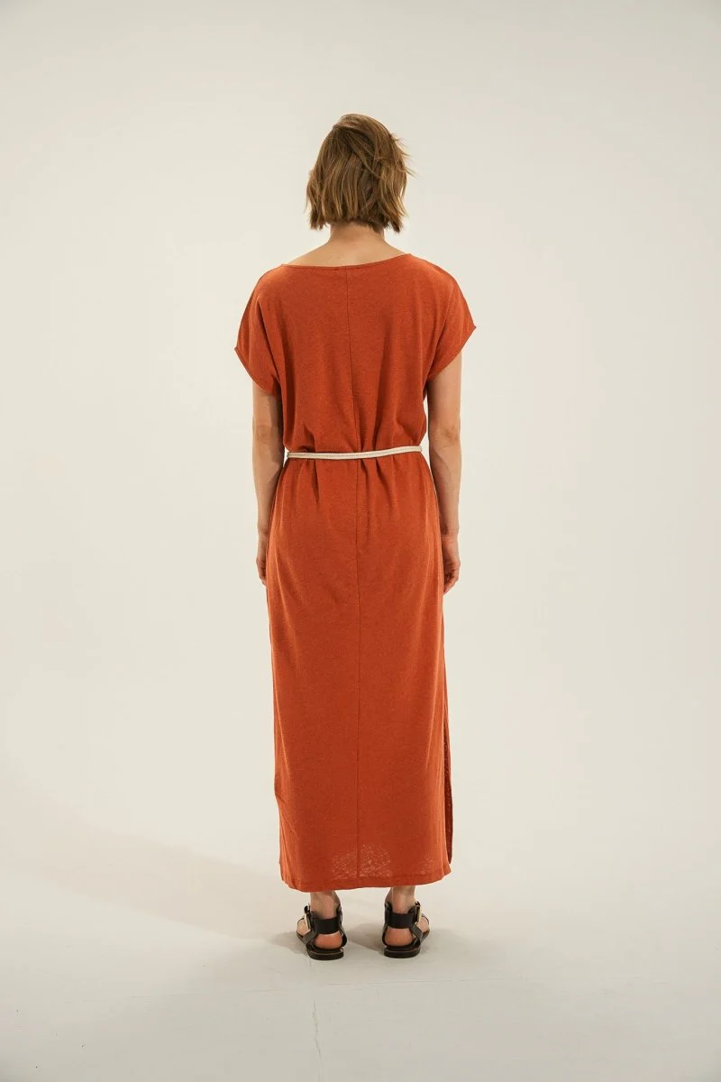 Robe longue en jersey ROSE - Image 3