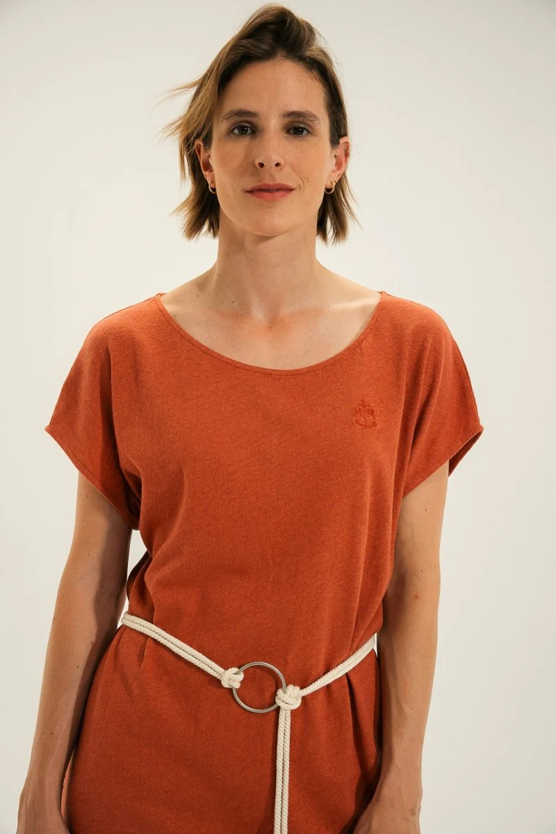 Robe longue en jersey ROSE - Image 5